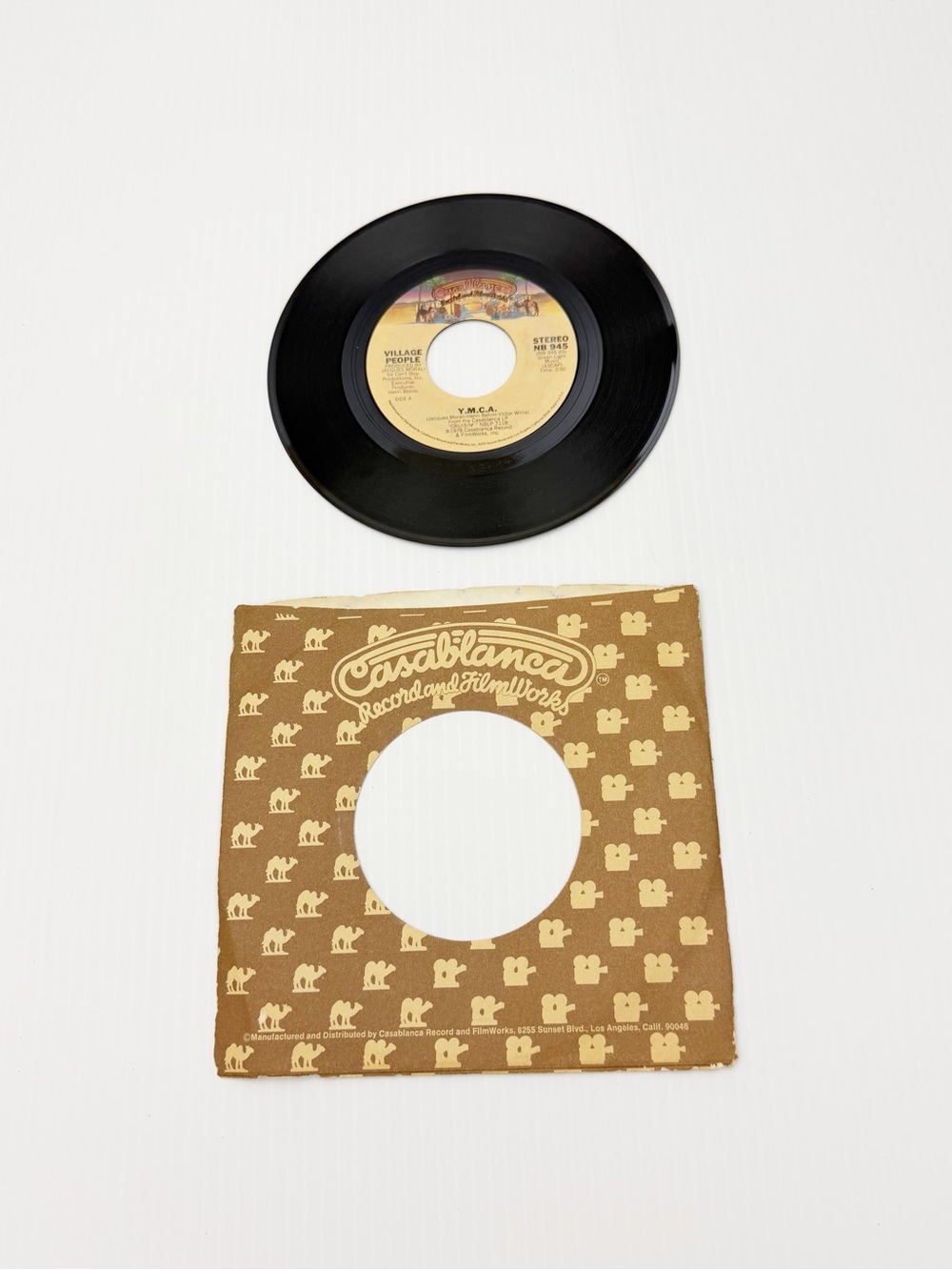 Vintage 1978 Casablanca Village People YMCA The Women 7 Inch Vinyl Record